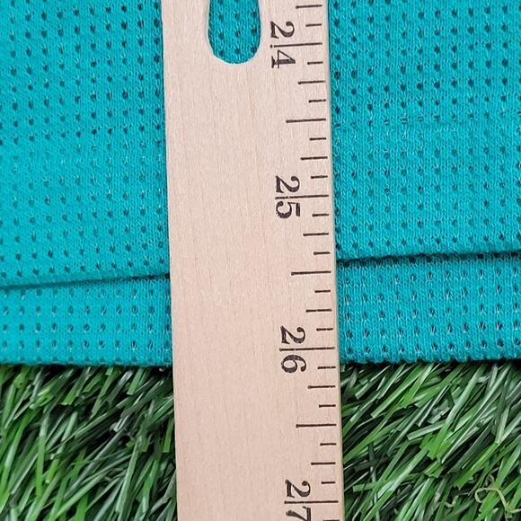 Vintage 90s LL-Bean Preppy Mesh Polo Shirt M/L 22x25 Blue USA - Picture 10 of 10